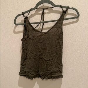 Roxy Dark Olive Camisole Top